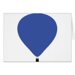 blue hot-air balloon icon cards