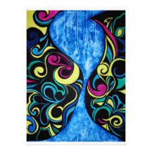 Blue Hour Glass Invitation