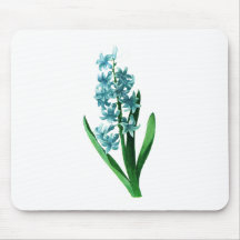 Blue Hyacinth by Pierre Joseph Redoute Mousepad
