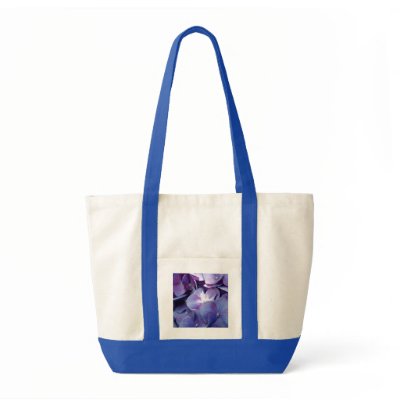 Blue Hydrangea Canvas Bags by CyrScenes