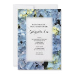 Blue Hydrangea Bridal Shower Invitation