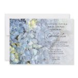Blue Hydrangea Bridal Shower Invitation
