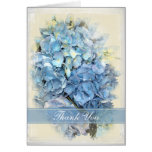 Blue Hydrangea Bridesmaid Thank You Note Card