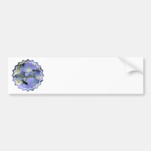 Blue Hydrangea Bumper Sticker