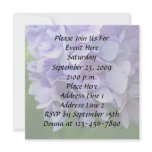 Blue Hydrangea Floral All Occasion Invitation