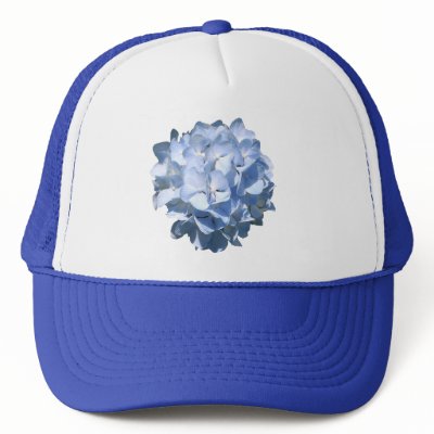 Blue Hydrangea hat by ObservationCreations