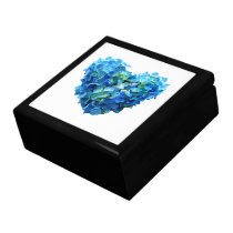 Blue Hydrangea Heart