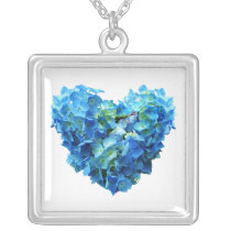 Blue Hydrangea Heart
