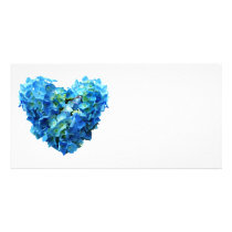 Blue Hydrangea Heart