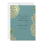 Blue Hydrangea Invitation