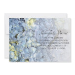 Blue Hydrangea Marriage Announcement