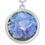 Blue Hydrangea Necklace