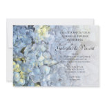 Blue Hydrangea Rehearsal Dinner Invitation