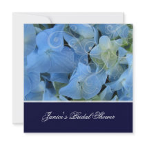 Blue hydrangea/romantic bridal shower/wedding