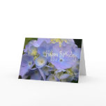 Blue Hydrangea Scripture Birthday cards