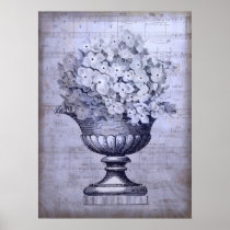 Blue Hydrangeas Print