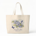Blue Hydrangeas Wedding Bride Get Away Bag
