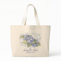Blue Hydrangeas Wedding Bride Get Away Bag