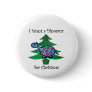 Blue I want a dinosaur for christmas Buttons