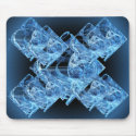 Blue Ice Cubes Mouse Pad mousepads