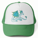 Blue Ice Dragon Hat