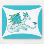 Blue Ice Dragon Mousepad