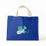 Blue Ice Dragon Tote Bag