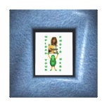 Blue ice photo frame