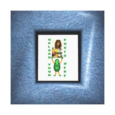 Blue ice photo frame by ValxartBorders