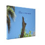 Blue in a once moon gallery wrap canvas