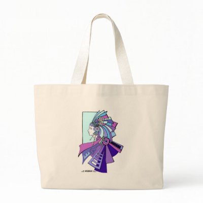 Blue Indian american inspiration Bag by biosnap_ethnic