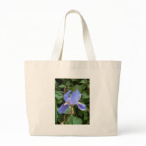 Blue Iris 3 Canvas Bag