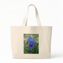 Blue Iris 5 Canvas Bag