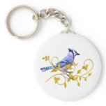 Blue Jay Beauty Key Chain