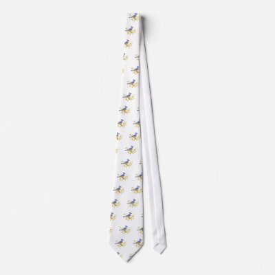 Blue Jay Beauty Neck Tie by TLArnold
