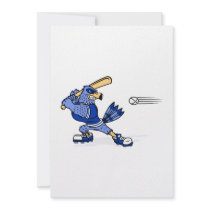 Blue Jay Playing Baseball