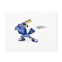 Blue Jay Playing Baseball