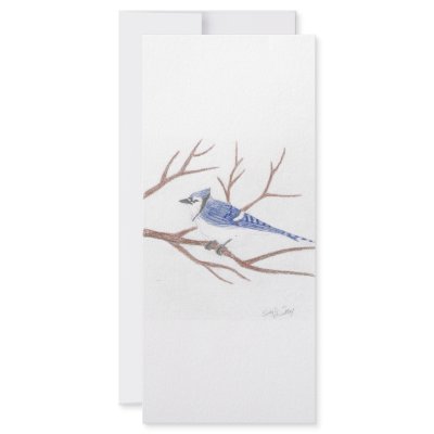 Blue Jay Rack Card by TriumphantArt