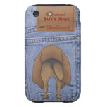 Blue Jean Bloodhound Butt Tough Iphone 3 Case