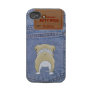 Blue Jean Bulldog Butt Tough Iphone 4 Cover