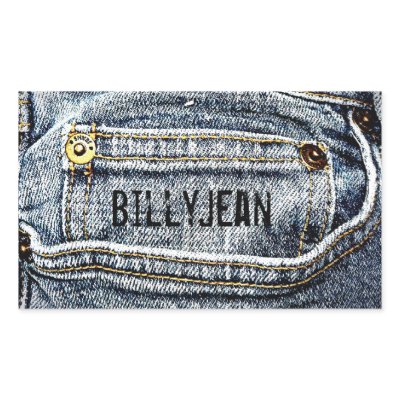 Blue Jean Denim Pocket - Personalise it! by CountryCorner