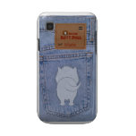 Blue Jean Westie Butt Samsung Galaxy Covers