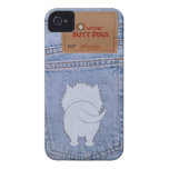 Blue Jean Westie Butt Iphone 4 Cases