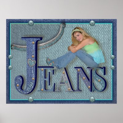 Blue Jeans - Poster by Cheerishables