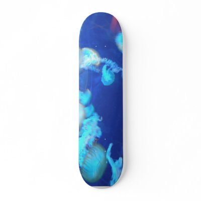Blue Jellies Skateboard Deck by JenY1212