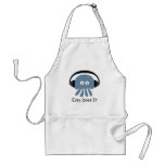 Blue Jellyfish & Headphones Easy Does It Apron