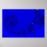 Blue Julia Spiral posters