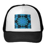 Blue Kaleidoscope: Abstract Artwork: Hats