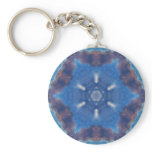 blue kaleidoscope keychain