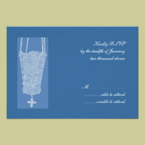 Blue Kandili RSVP invitations